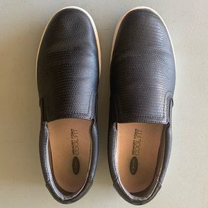 Dr. Scholl’s Black Snake Print Slip-On Sneaker